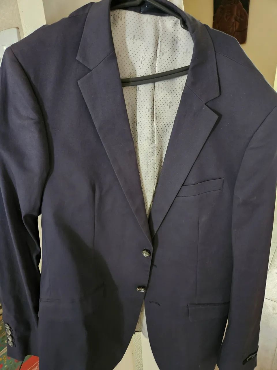 Casaco Blazer Masculino Azul - Detalhes Elegantes - Foto 2