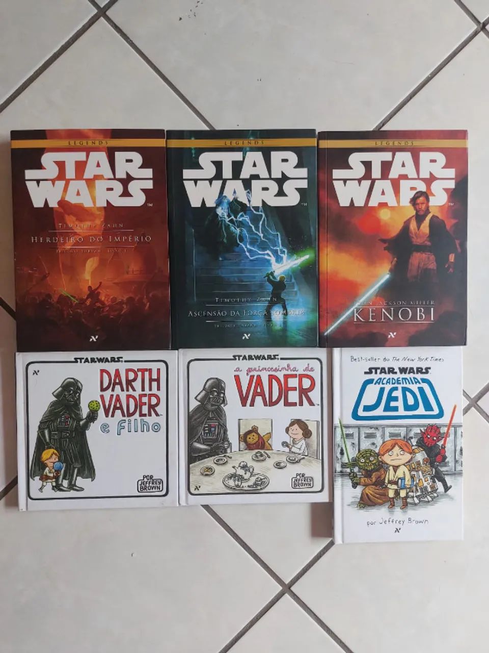Livros e hqs Star wars