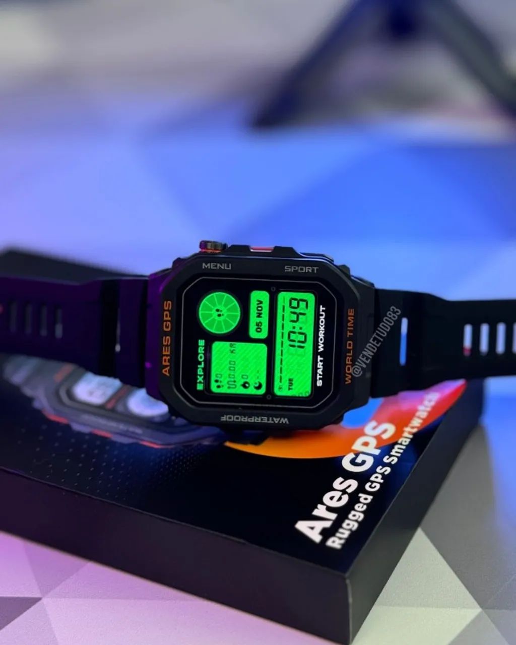 Smartwatch Zeblaze Ares Gps, assistente de voz, 3atm, assitente de voz  - Foto 2