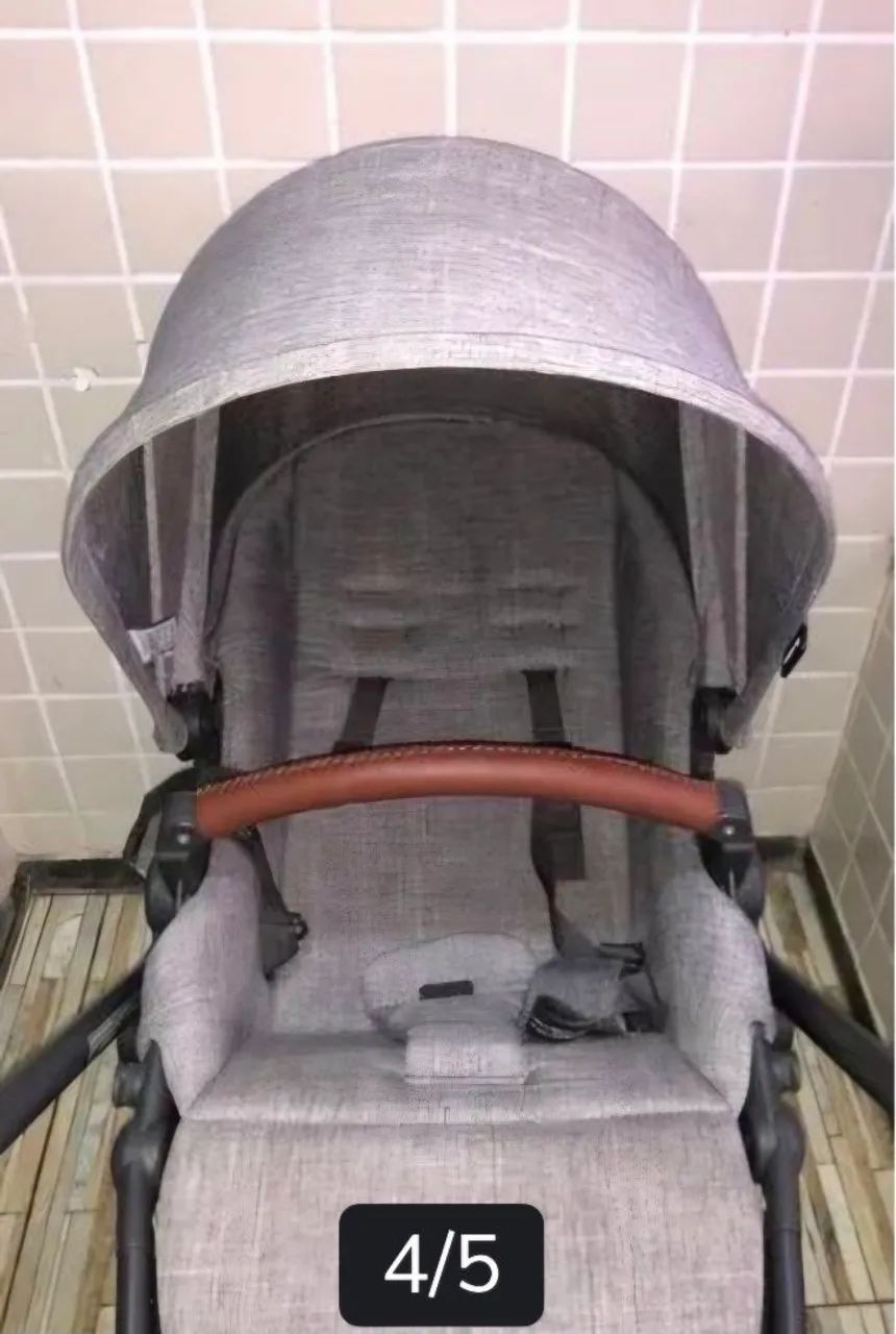 Carrinho Abc Design Como 4, Bebê Conforto, Moisés E Bolsa - Foto 4