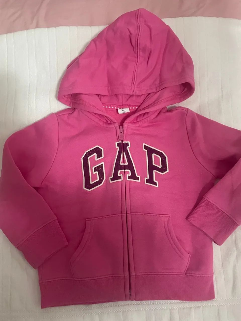 Blusa original GAP menina 3 anos rosa, excelente estado