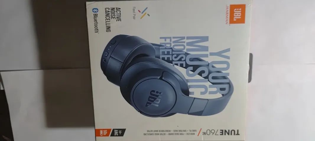 Fones de ouvido over-ear JBL Tune 760NC com cancelamento de ruído Original - Foto 2