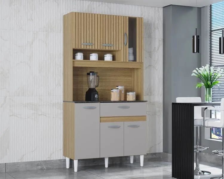 Kit cozinha coral Black de Natal 