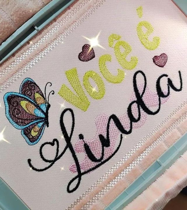 Toalha Bordada frases 