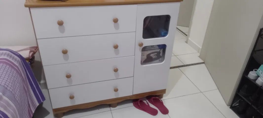 Guarda-roupa e cômoda infantil  - Foto 2