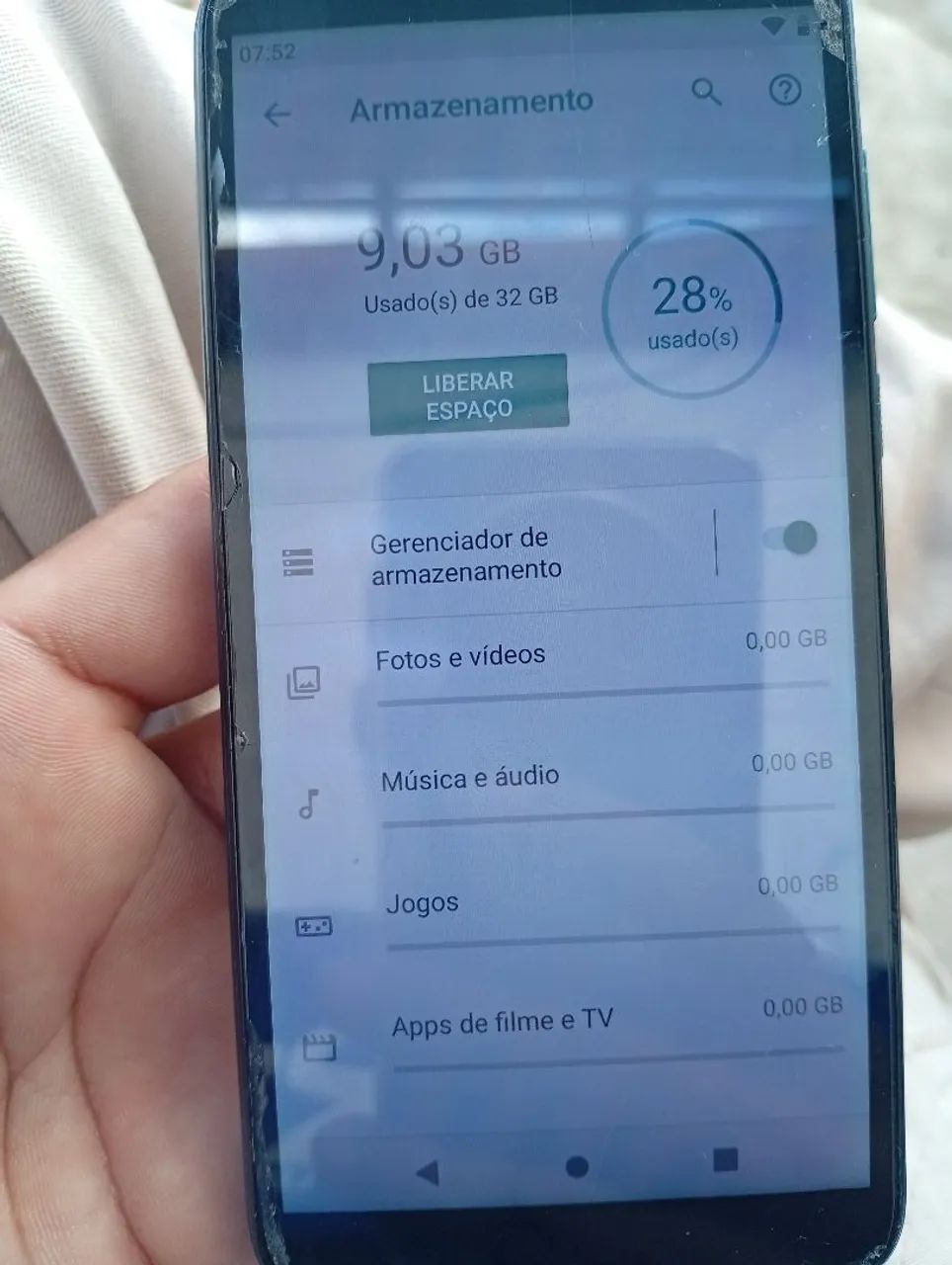 Vendo celular moto E6 play motivo e ganhei um novo quero vender o velho - Foto 4