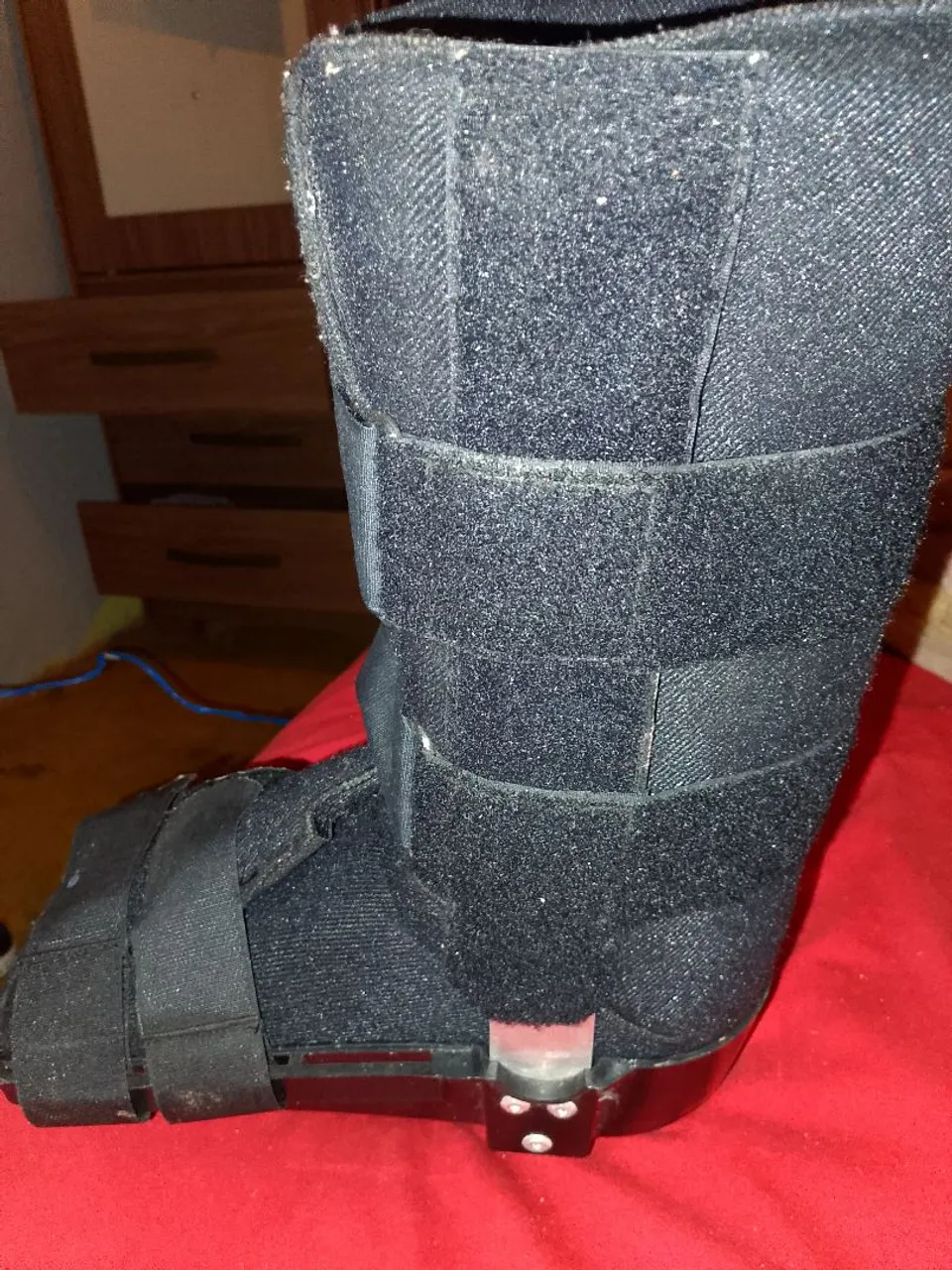 Bota ortopédica para recuperação