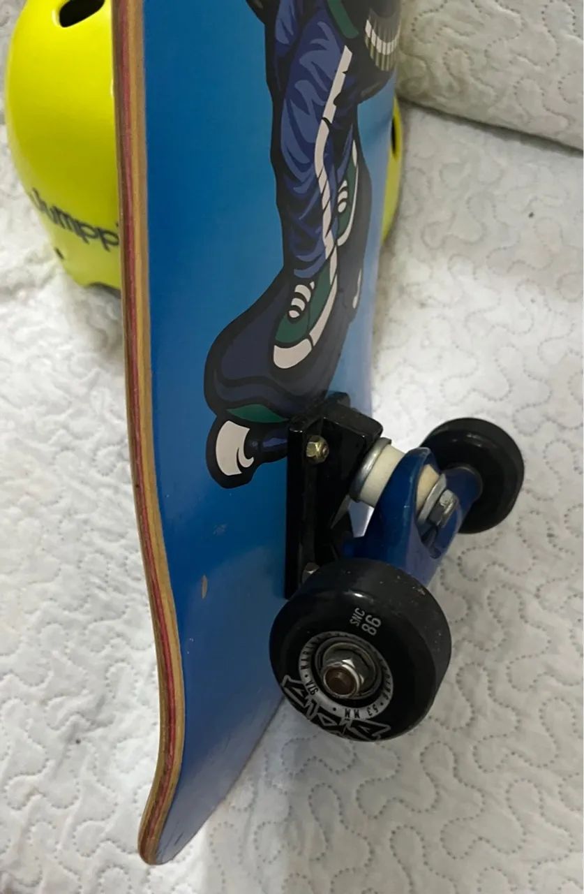 Skate Completo - praticamente sem uso