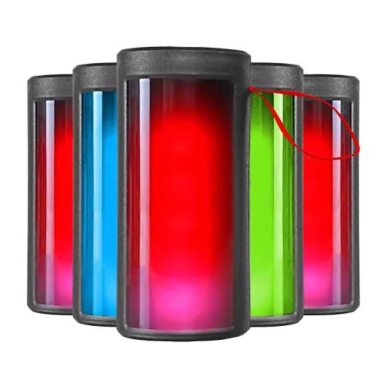 Caixa de Som Bluetooth com Luzes Coloridas - Foto 3