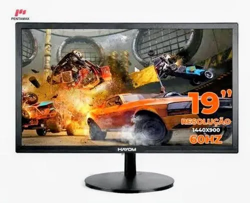 Monitor Hayom 19 polegadas. Produto Novo. Garantia de 1 Ano.