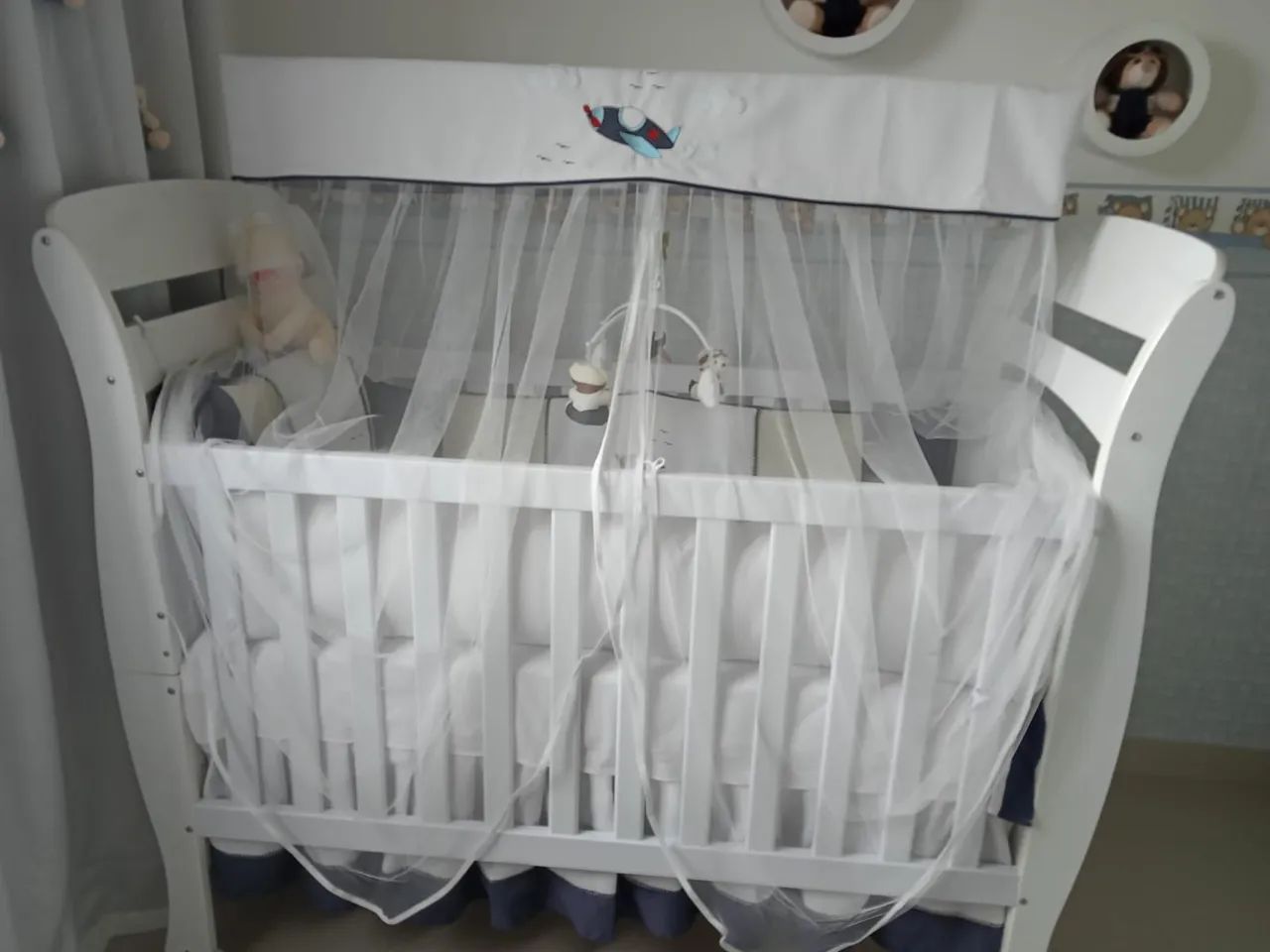 Kit berço com saia