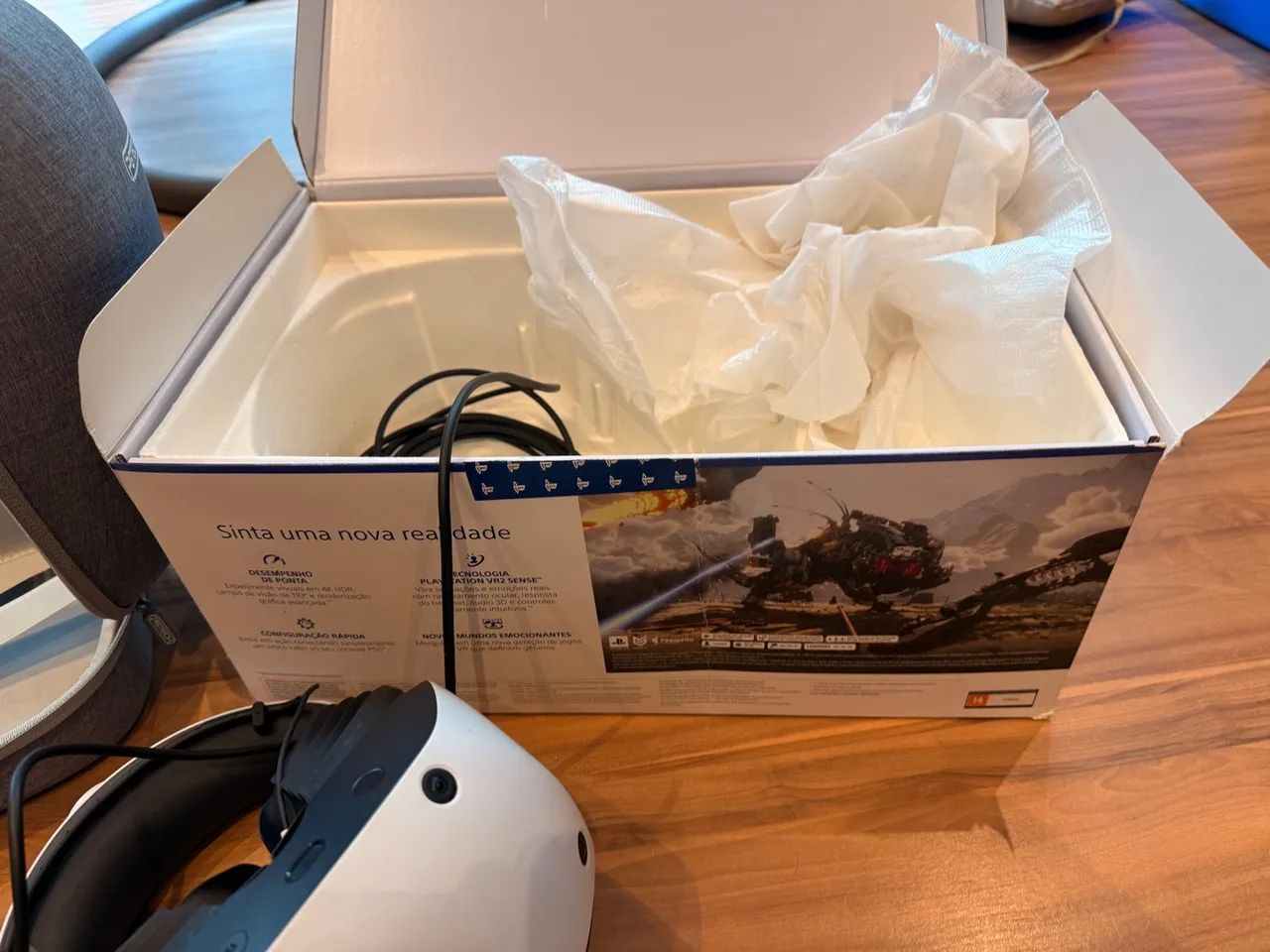 Óculos VR2 PlayStation completo com garantia e case  - Foto 3
