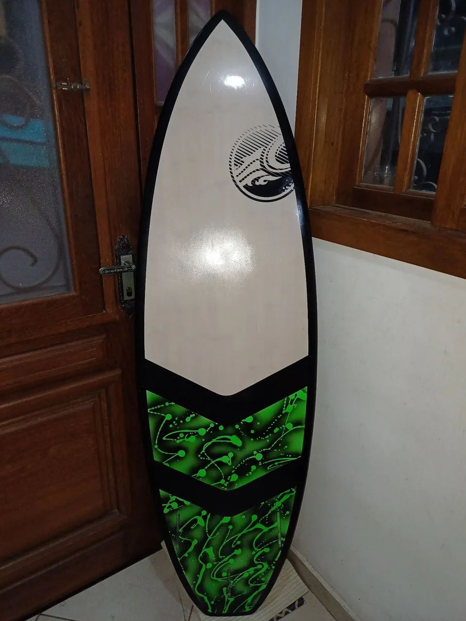 Prancha de Kite Surfe Cabrinha 5.10 Bamboo Sanduich completa - Foto 3