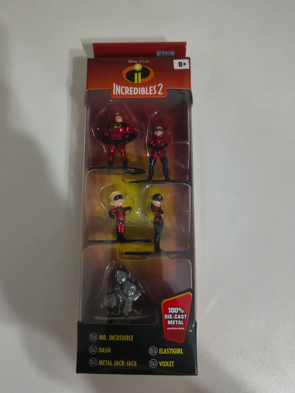 Pack 5 Figuras Incríveis 2 Nano Metalfigs Lacrado  - Foto 5
