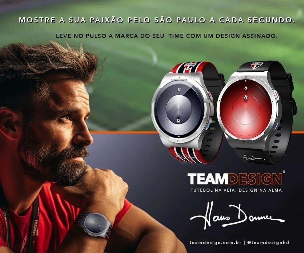 Watch team design oficial SPFC aceito troca e parcelo - Foto 5