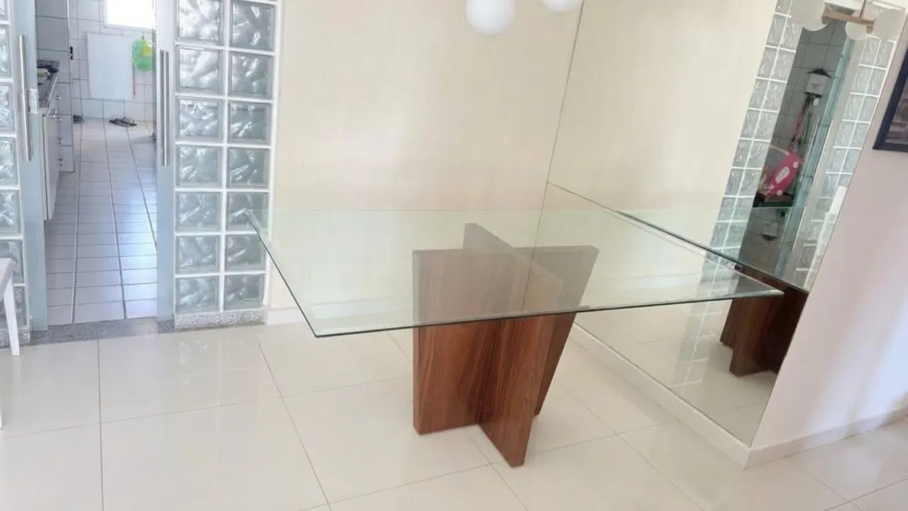 Mesa jantar vidro 6 lugares  - Foto 2