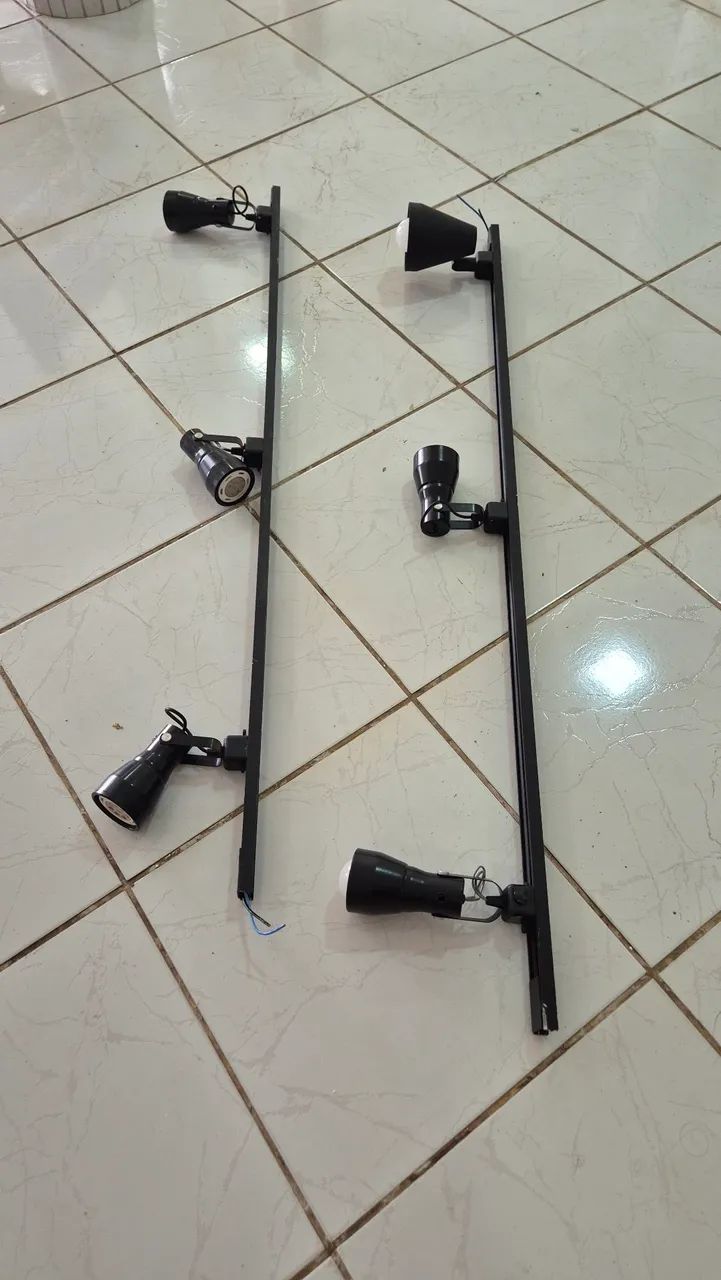 Trilhos de  lâmpada 