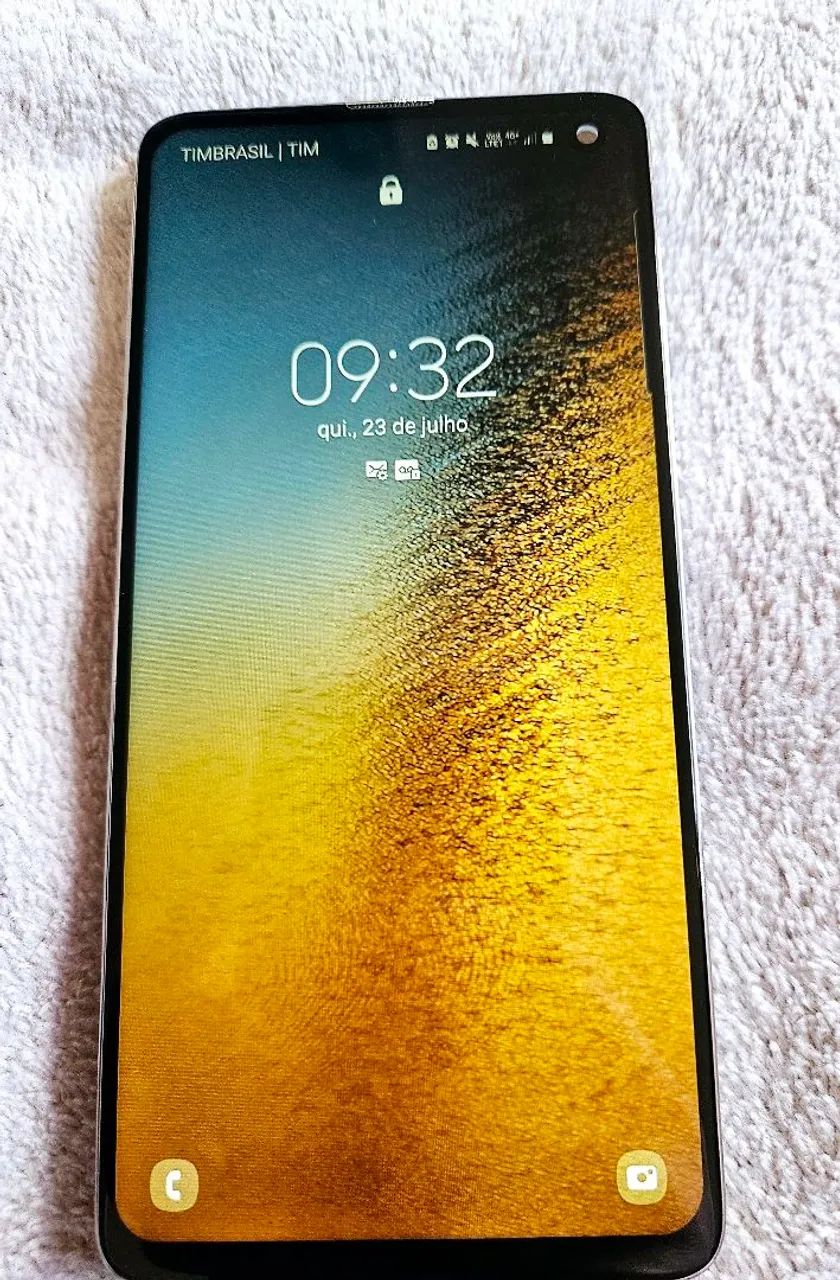 Samsung Galaxy S10 SM-G973F 128GB 8GB RAM Branco - Funcionando Perfeitamente