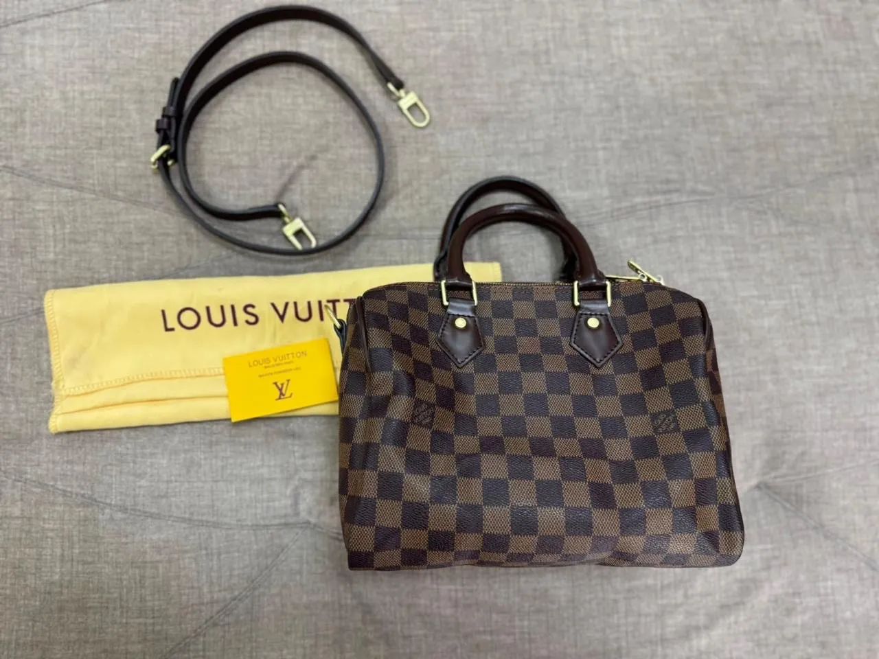 bolsa louis vuitton speedy ebene 25 - Foto 3