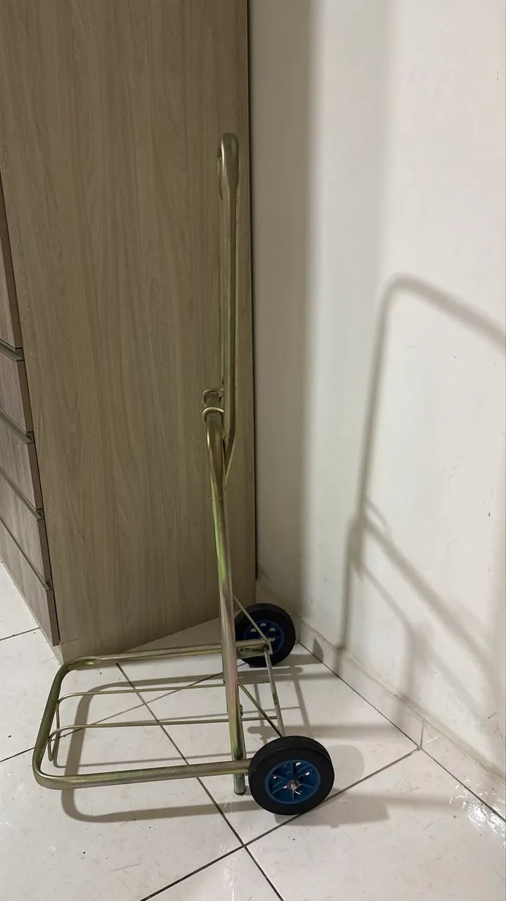 Carrinho de carga dobrável com sacão grande  - Foto 5