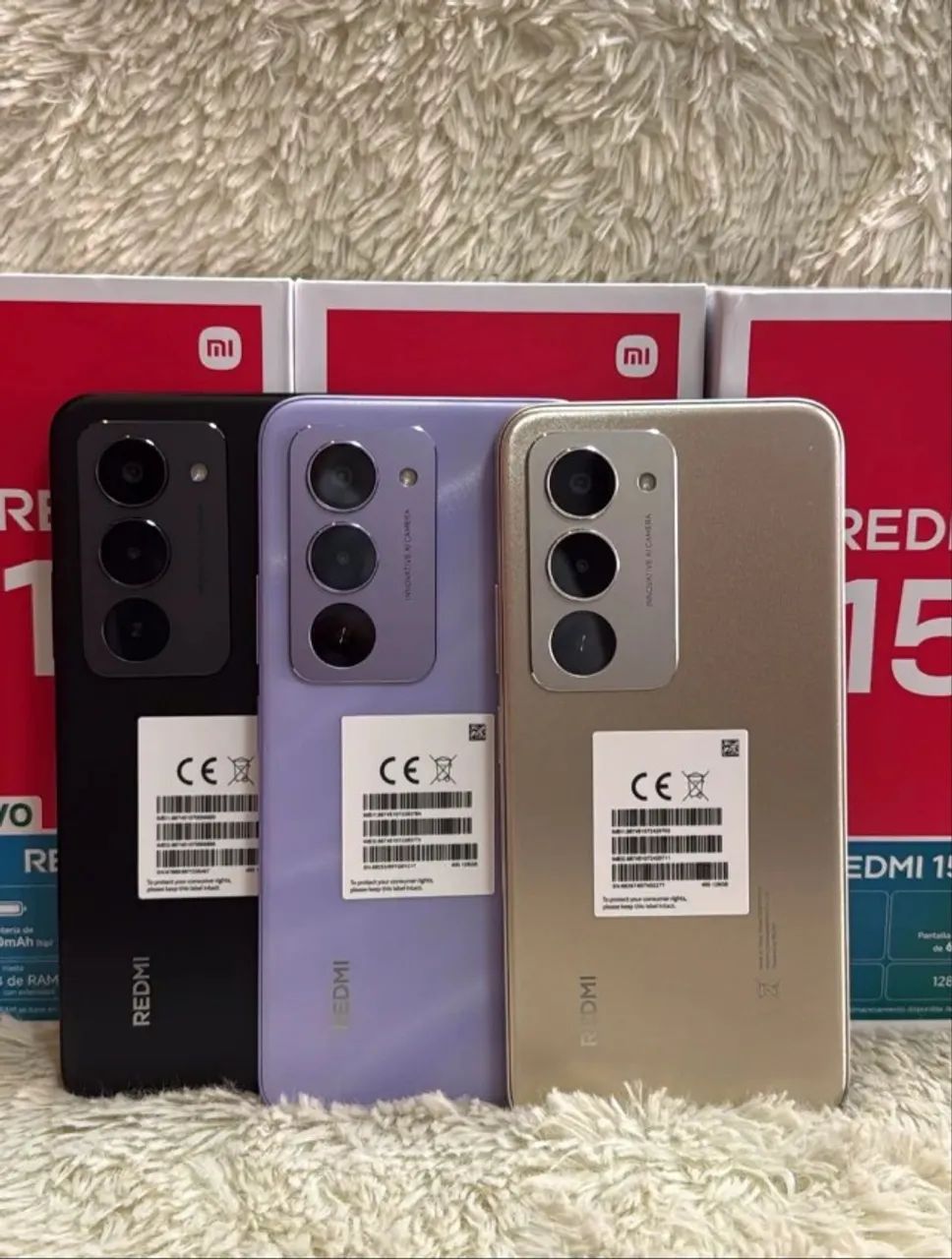 CELULAR REDMI 15 6RAM 128GB NOVO LACRADO. - Celulares e