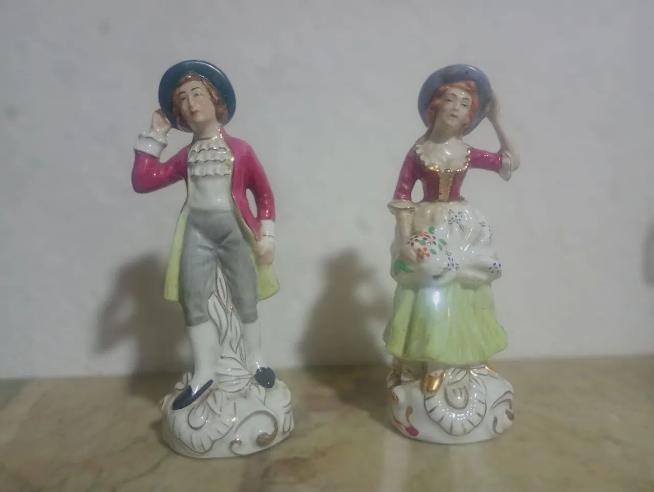 Casal louça antigo 