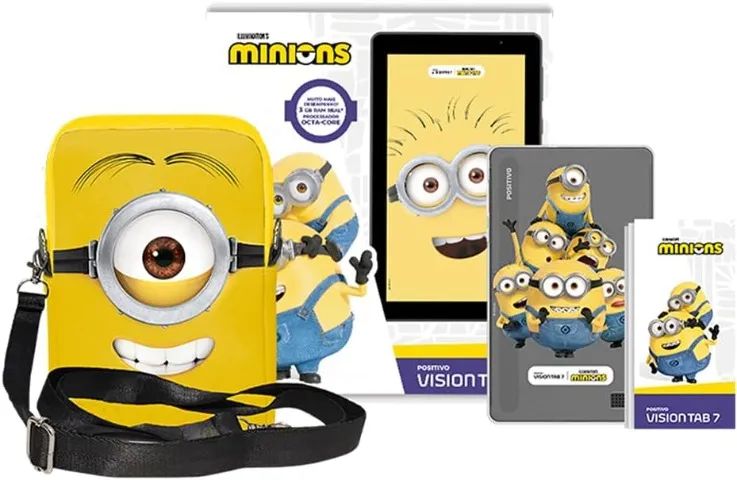 Tablet Infantil Positivo Vision Tab 7 Minions - Foto 3