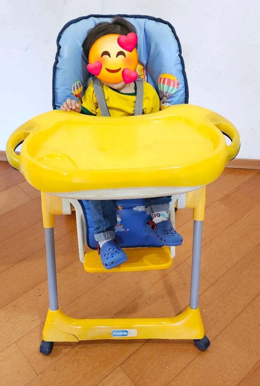 Cadeira de Alimentação Chicco Mamma Toy - Original e Bem Conservada - Foto 2