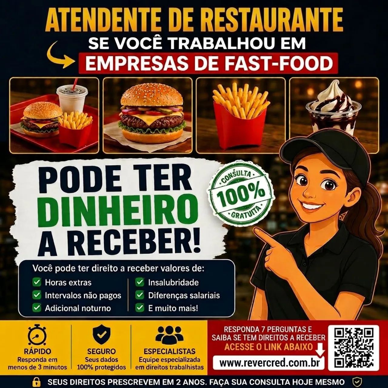 Atendente de Restaurante