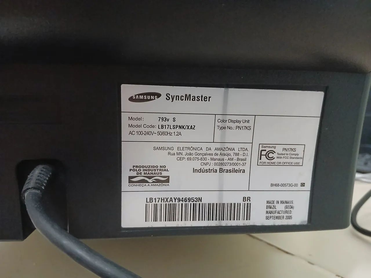 Monitor CRT Samsung syncmaster 793v  - Foto 4