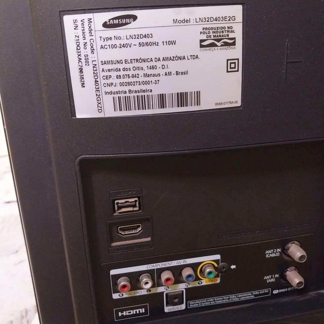 Tv Samsung 32 polegadas com controle  - Foto 3