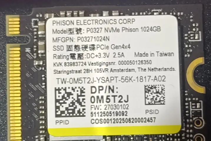 Ssd 1tb Externo - Phison P0327 Nvme Pcie Gen4 + Case