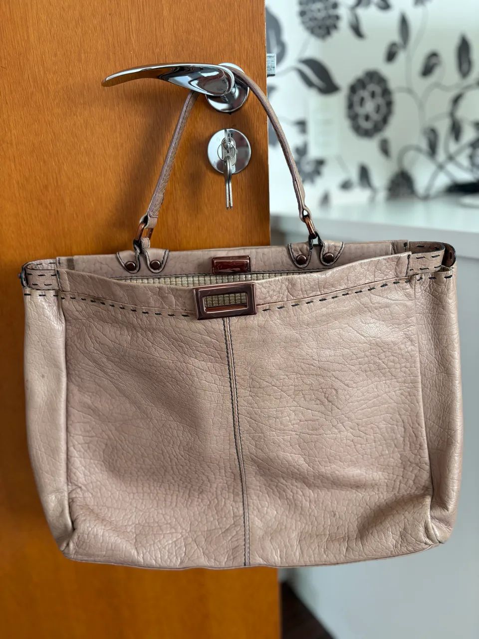 Bolsa para notebook couro 