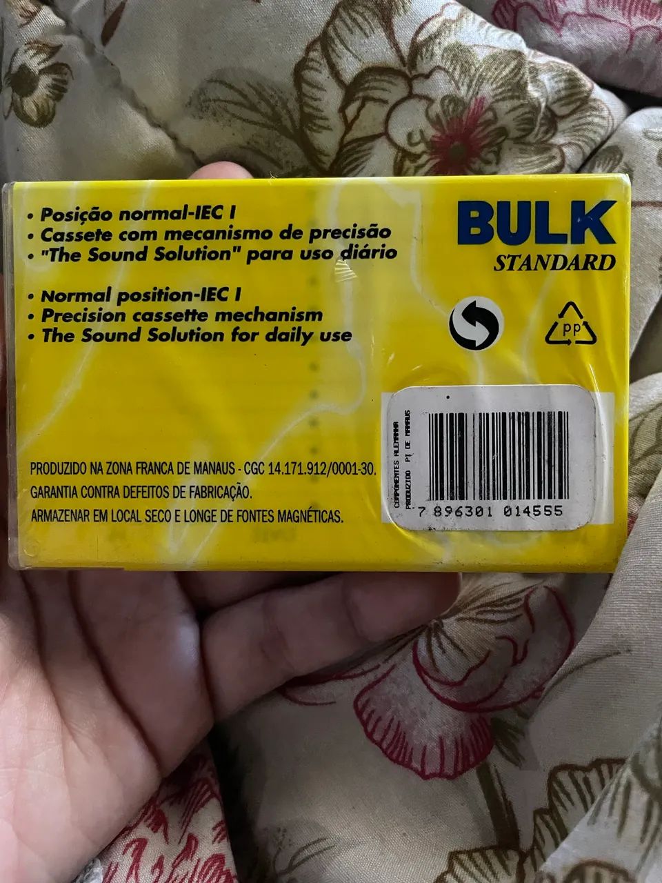 Fita k7 bulk lacrada