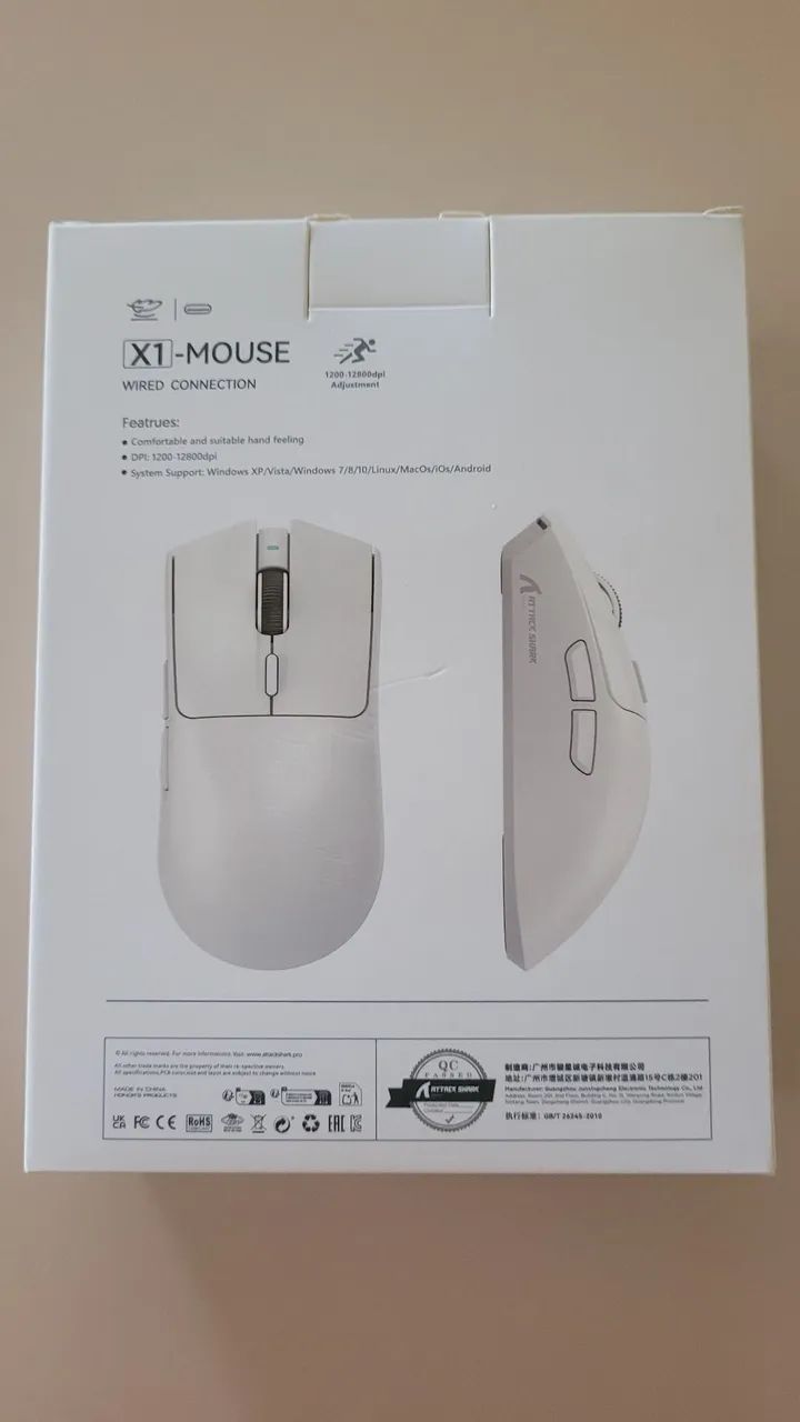 Mouse Attack Shark X1 Cor preta - Foto 2
