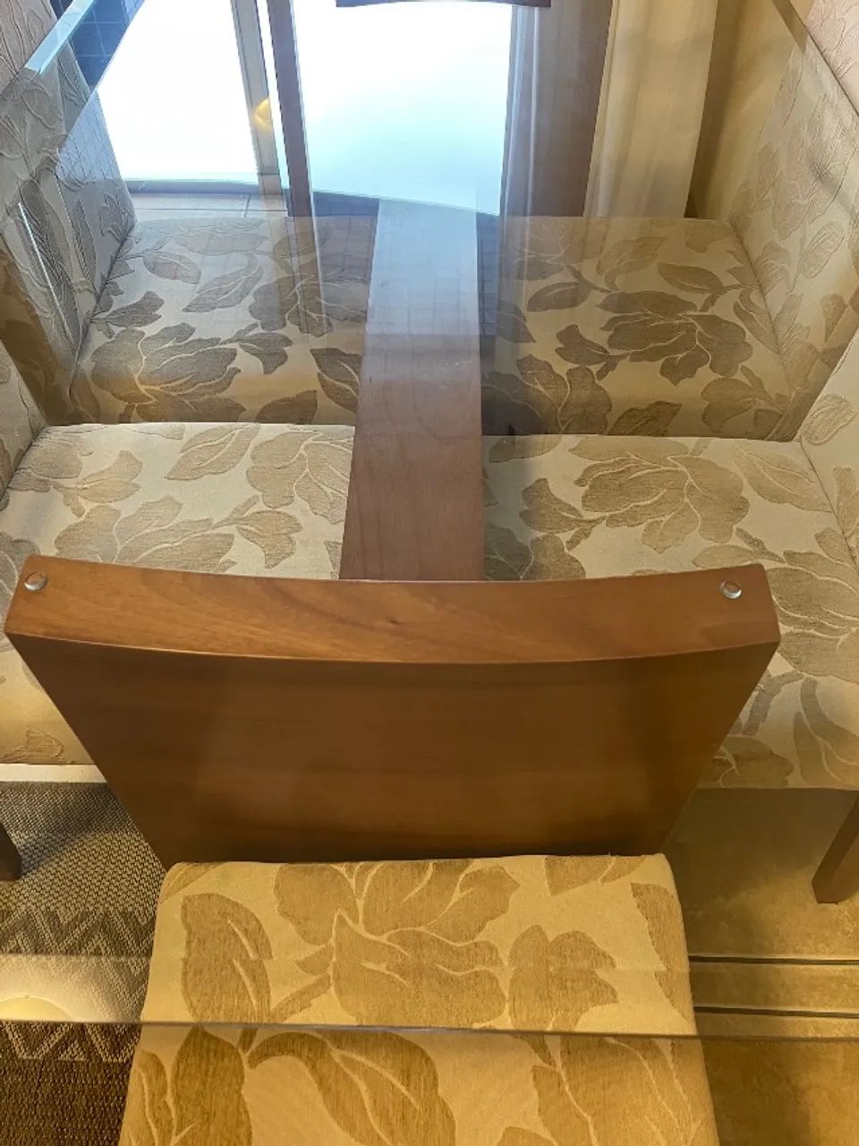 Mesa de jantar de vidro 6 lugares - Foto 3
