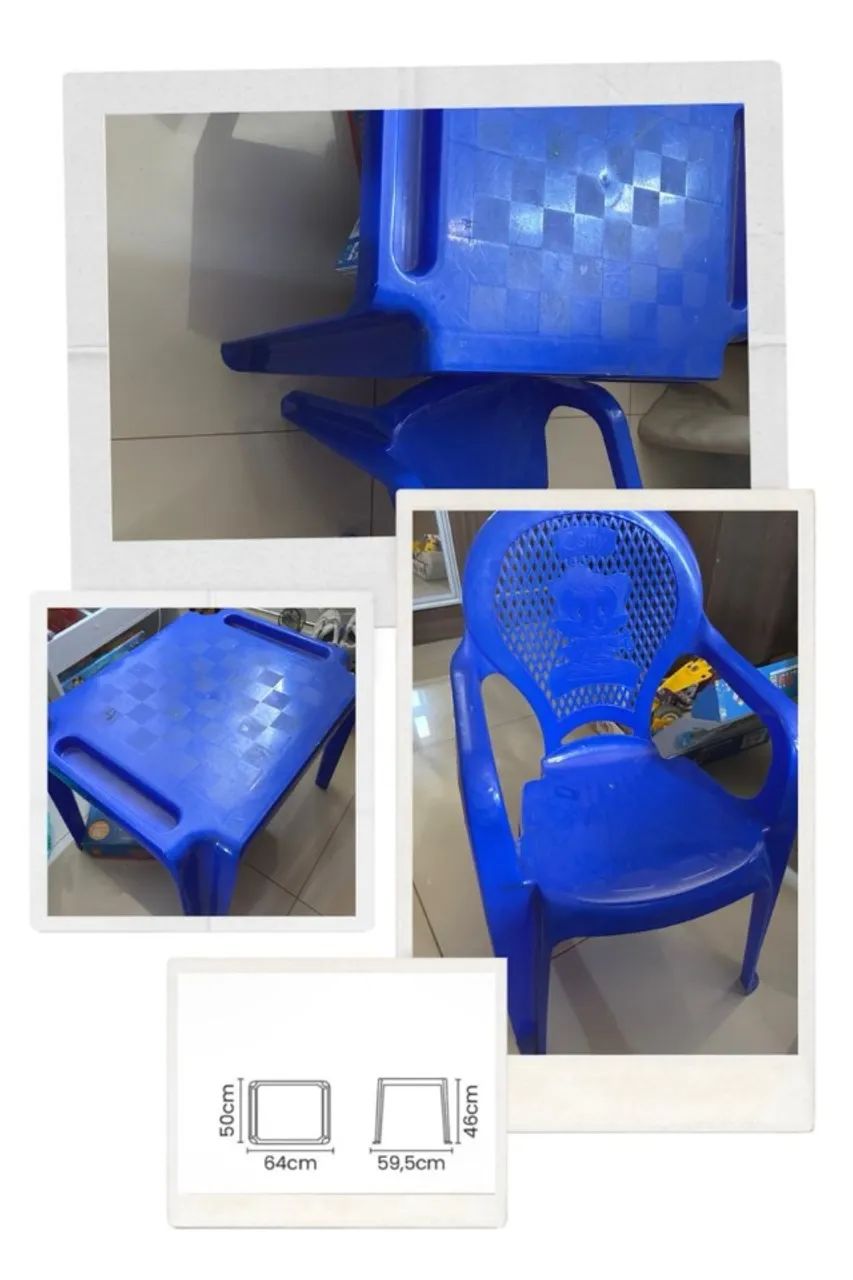 Conjunto Mesa e Cadeira Infantil Tramontina