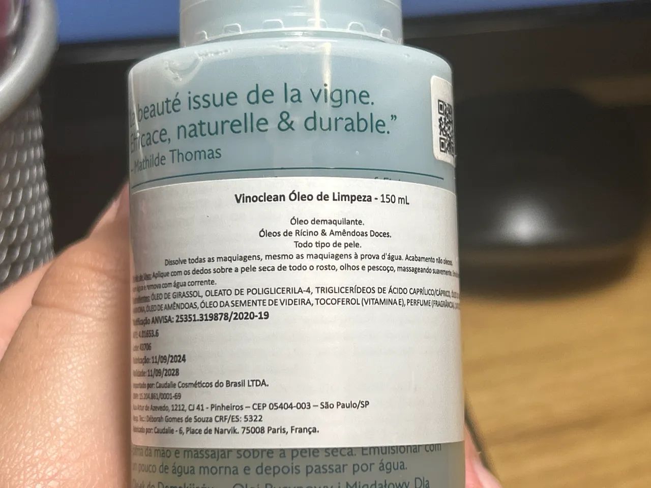 Óleo de Limpeza Vinoclean da Caudalie - Foto 2