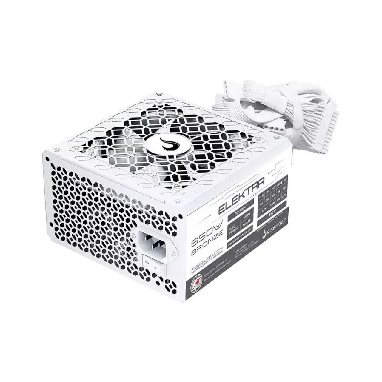 Fonte branca Rise Mode Elektra 650 W 