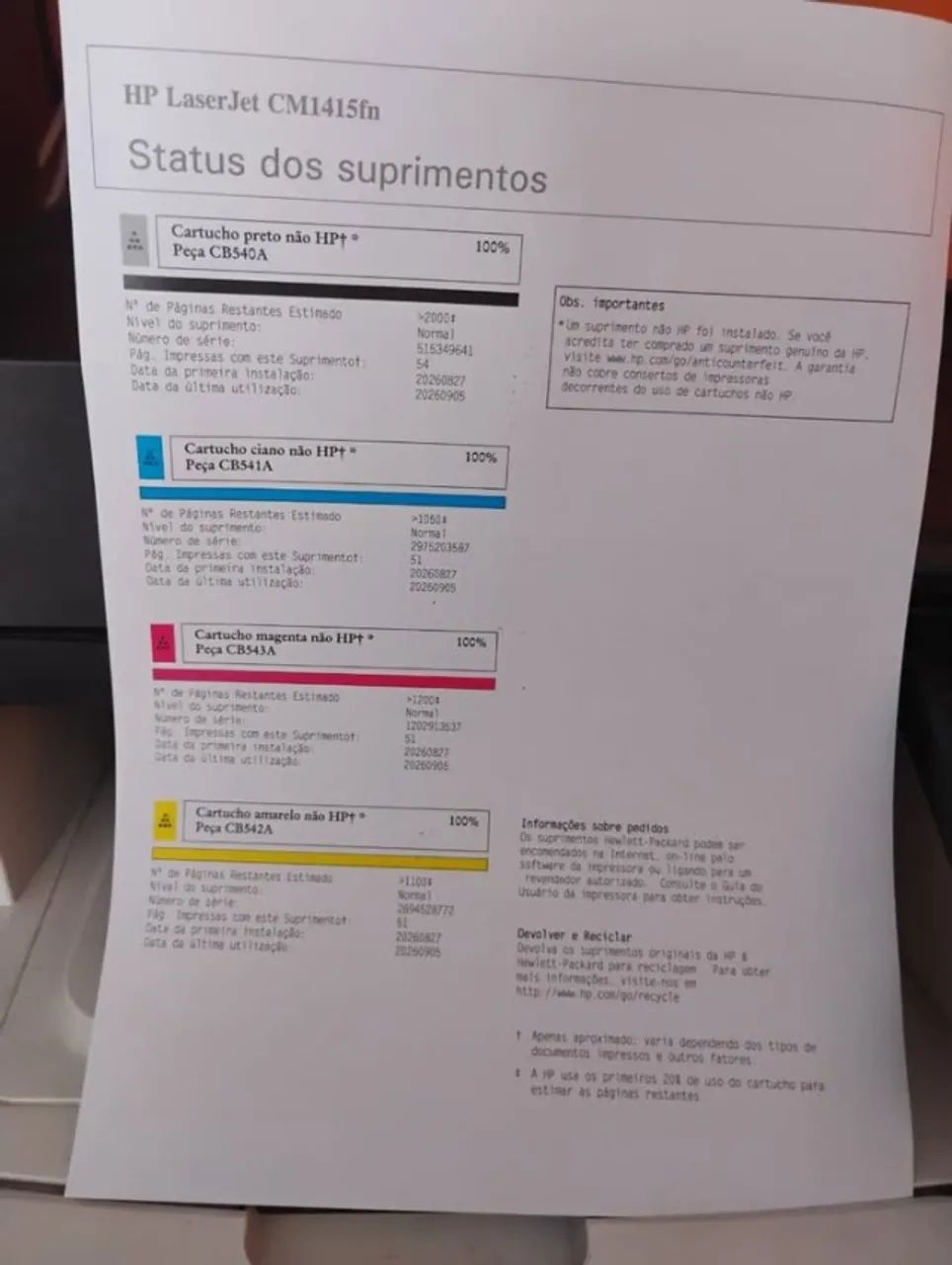 Impressora laser colorida - Foto 2