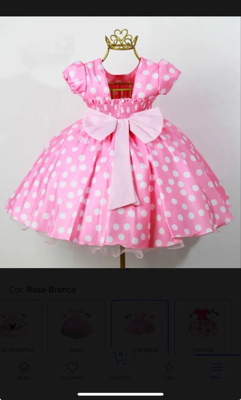 Vestido Minnie rosa  - Foto 3