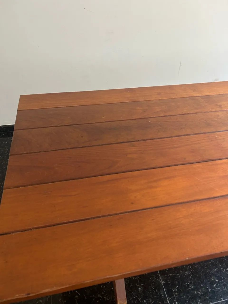 Mesa robusta de madeira maciça - Foto 3