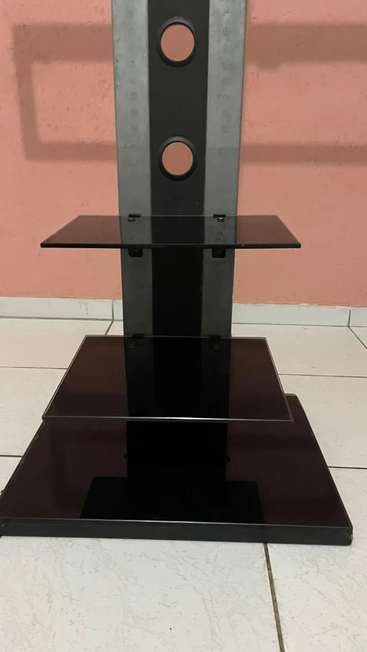 Vendo suporte de tv com prateleiras - Foto 3