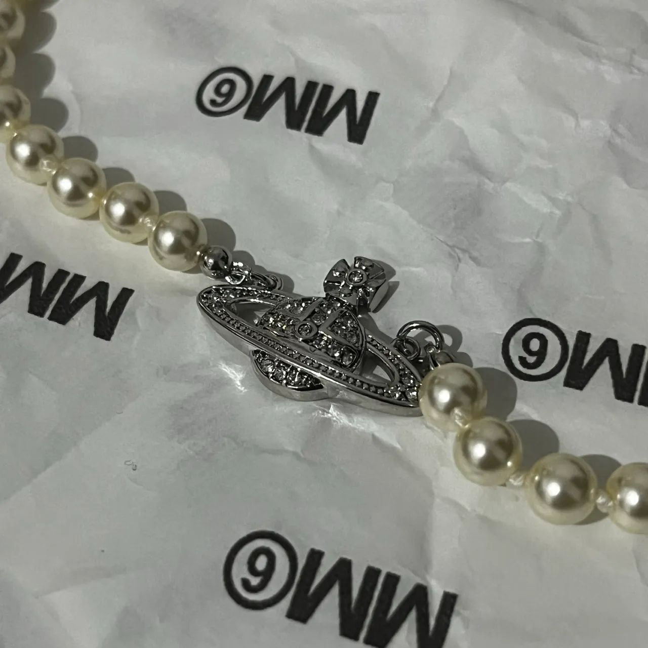 pulseira vivienne westwood pérolas