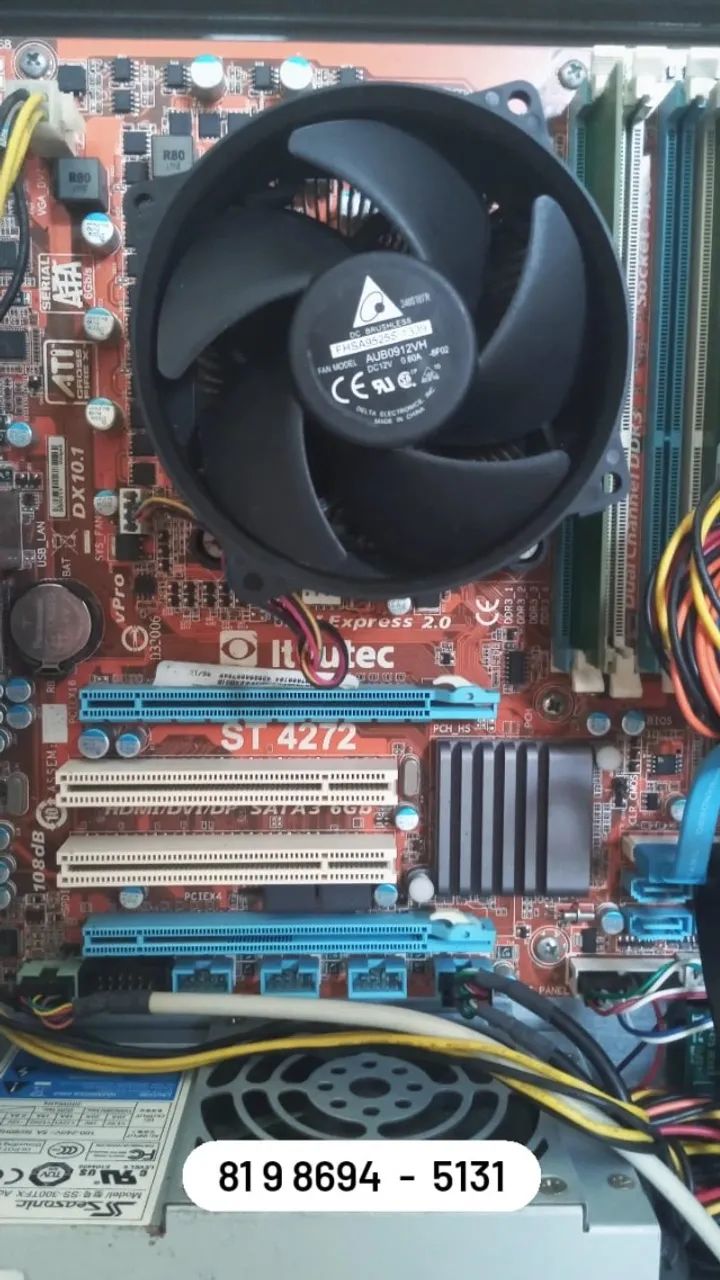 ? CPU Intel i5 2400 + SSD 120GB + 500GB HD | 6GB RAM | R$450 - Foto 3