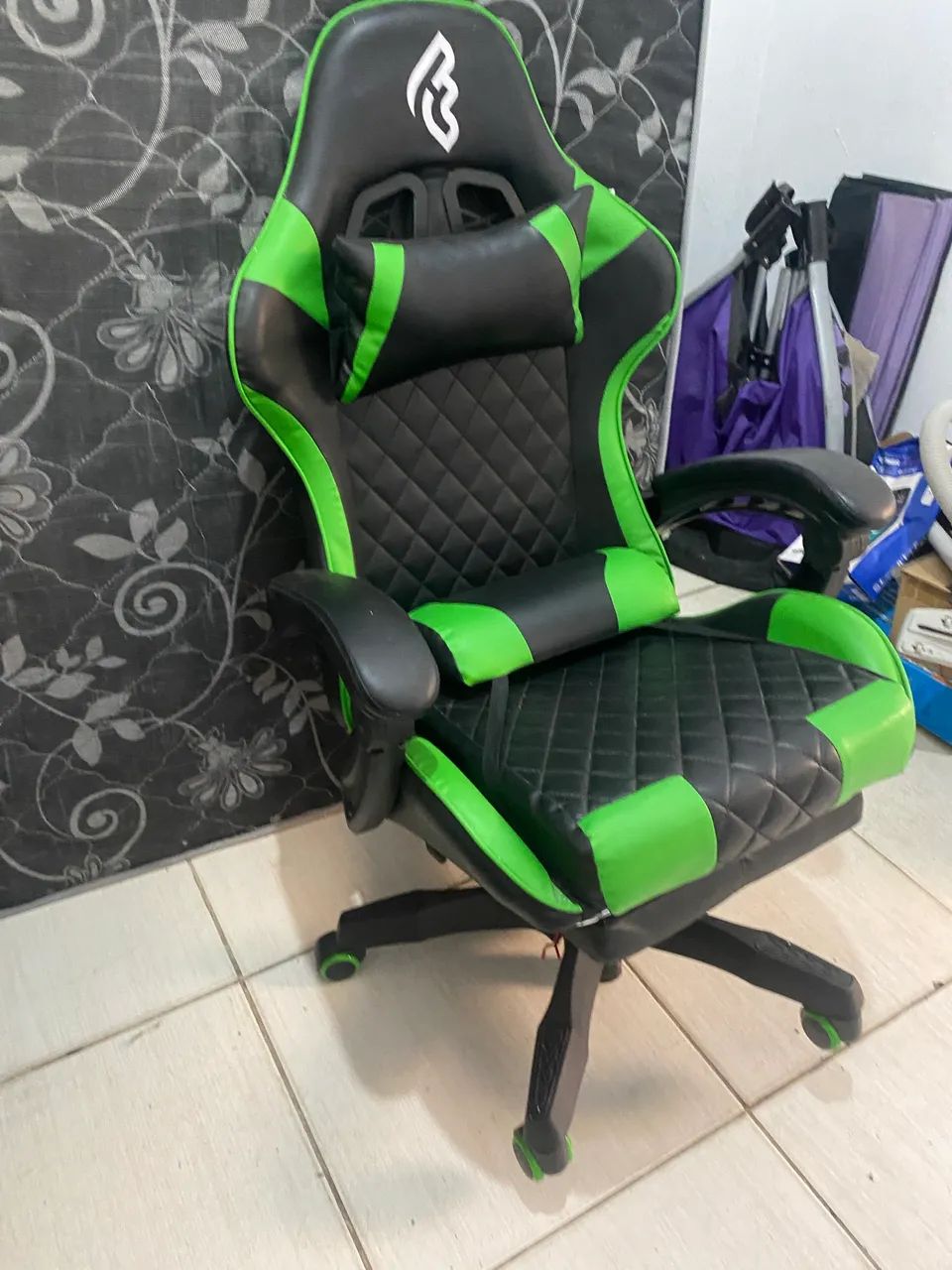 Cadeira gamer verde 