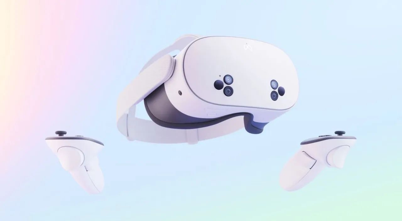 Óculos De Realidade Virtual Meta Quest 3s - 128gb Branco - Foto 3