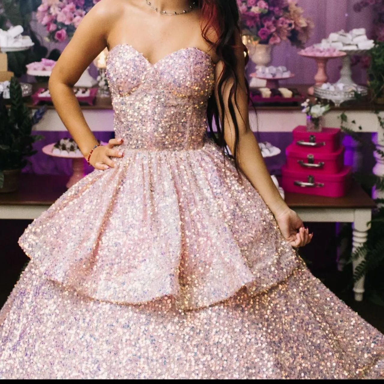 Lindo vestido de debutante 