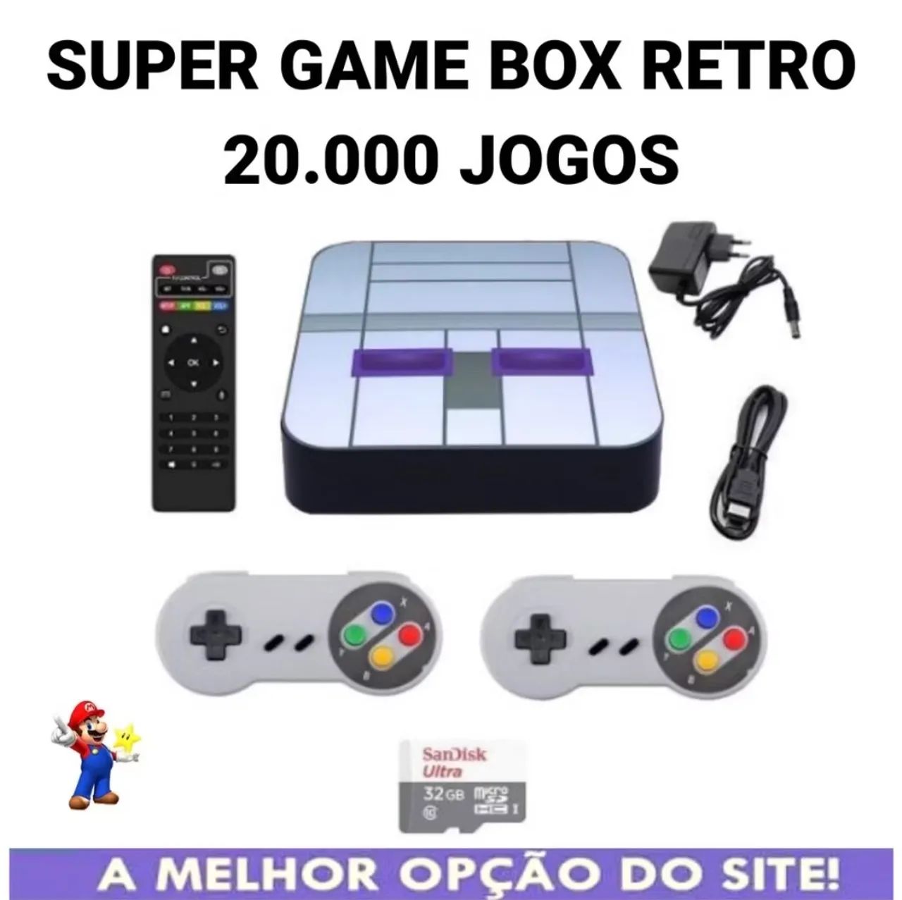 Console Retrô com 20 Mil Jogos - Foto 4