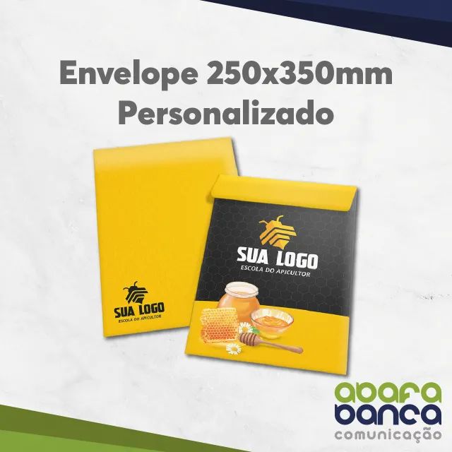 Envelope Personalizado Ap Sulfite 90g 250x350mm